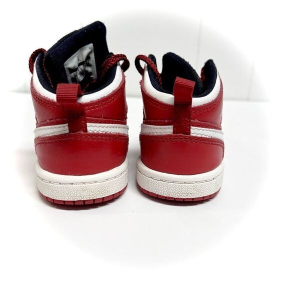 Nike Air Jordan 1 Mid BT Red Size 8C - Picture 6 of 9